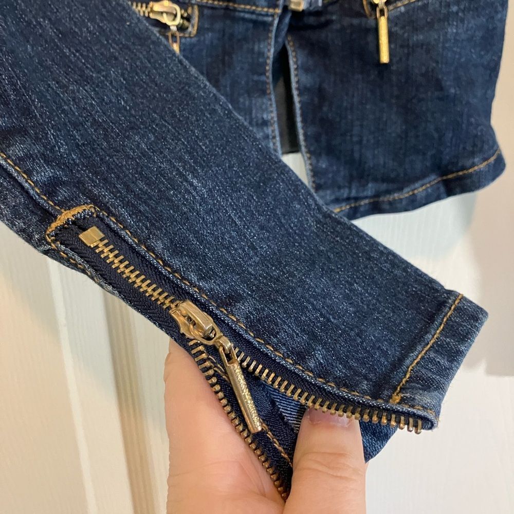 Nicki Minaj cropped jean jacket, excellent condition, size women’s extra small - Picture 2 of 3